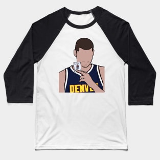 Nikola Jokic Joker Card Baseball T-Shirt